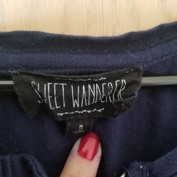 Soft Navy blouse - Picture 2 of 2